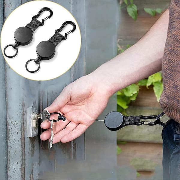 Infällbart hundkoppel, 360 T-hundkoppel infällbart med skyddande Bune, enkel knappbroms, kraftigt infällbart hundkoppel Fo