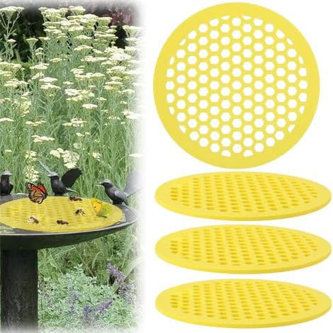Bivattendispenser, 4 st flytande biöar, bivattningsstation, utomhusinsektsdrickare för bin, flytande bikakebricka