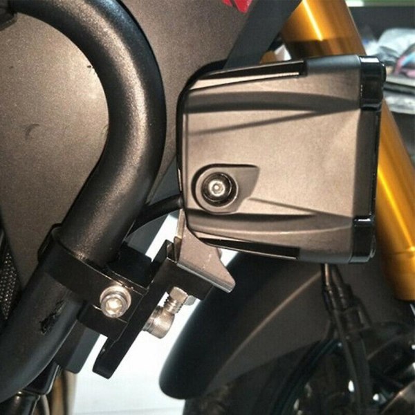 Universal motorsykkel frontlysfestebrakett 50-60 mm justerbar hodelyktholder gaffelklemmefeste