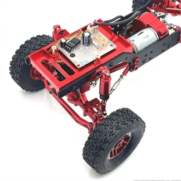 RC Bil Opgradering Front Bin Kredsløbskort Fastgørelsessæde Kit til 1/12 MN99S MN98 RC Bil Opgradering Dele Rød