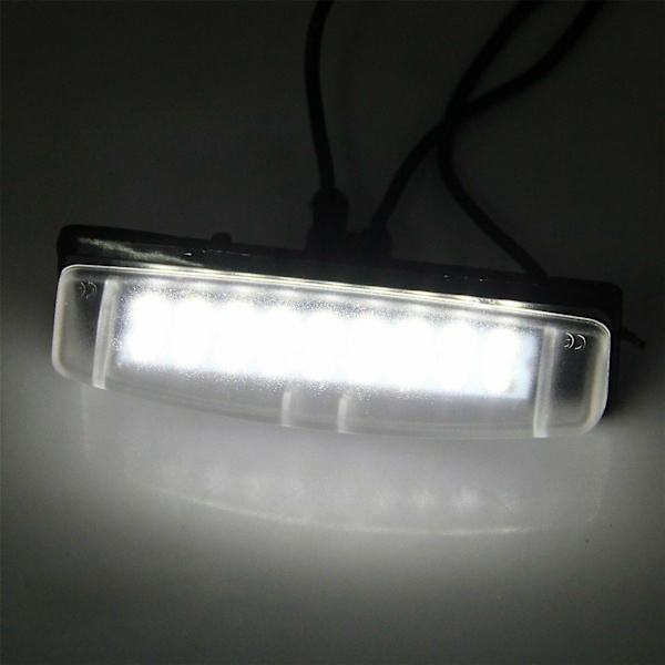 2x LED Nummerpladelys til Is300 Is200 Ls430 Direkte Montering Hvid