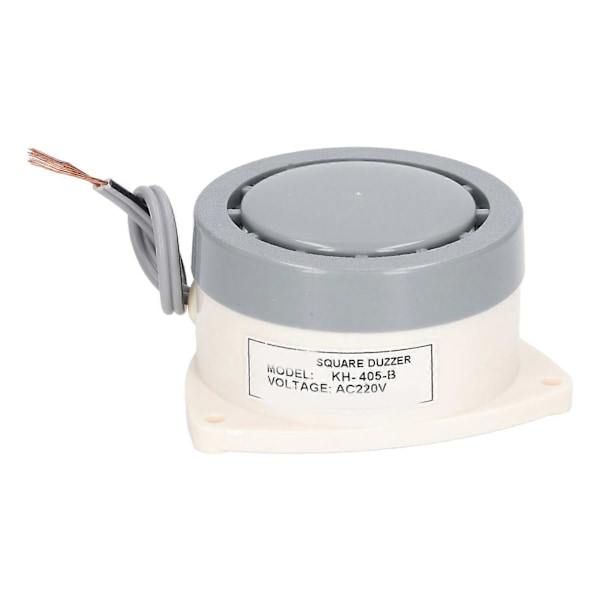 BERM Elektronisk Larmsignal Kontinuerlig Pipande Ljudgivare 60DB Rund Flamskyddad PC-Komponent AC200-220V