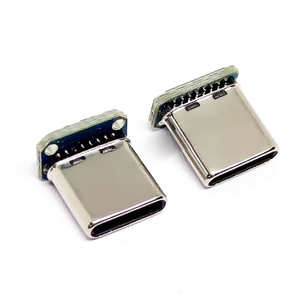 5kpl 16-nastainen Type C Usb-c Uros Type C Liitin Uros Pystysuora Patch-levy Lisätarvikkeet