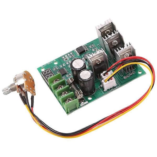 DC 6-60V 30A Justerbar LED Digital Motorhastighetsregulator PWM DC Motorhastighetskontroller 12V 24V 36V