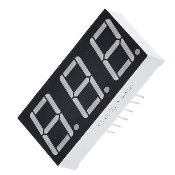 0,56 tommer LED-display 7 Segment 3 Bit Cifferrør Rød Fælles Katode Digital 0,56 tommer Led 7segment
