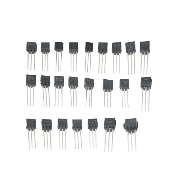 840 stk To-92 Diode Transistor Set 24 Spesifikasjoner Transistor Kit