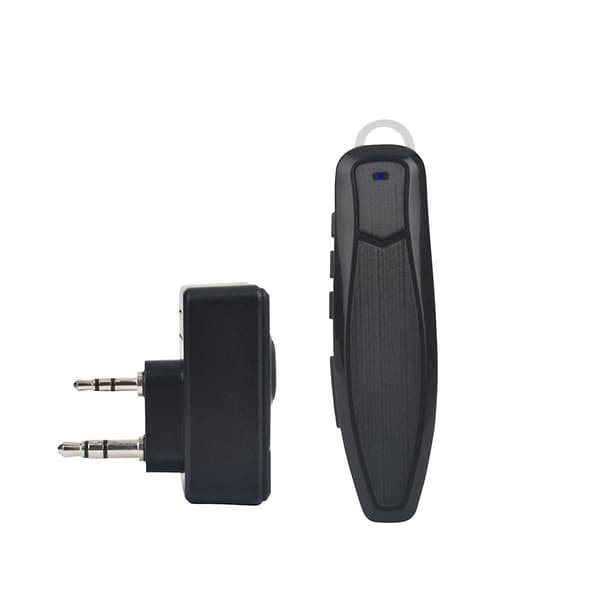 Walkie Talkie trådløs Bluetooth PTT headset øretelefon håndfri K-plugg for mikrofon headset adapter