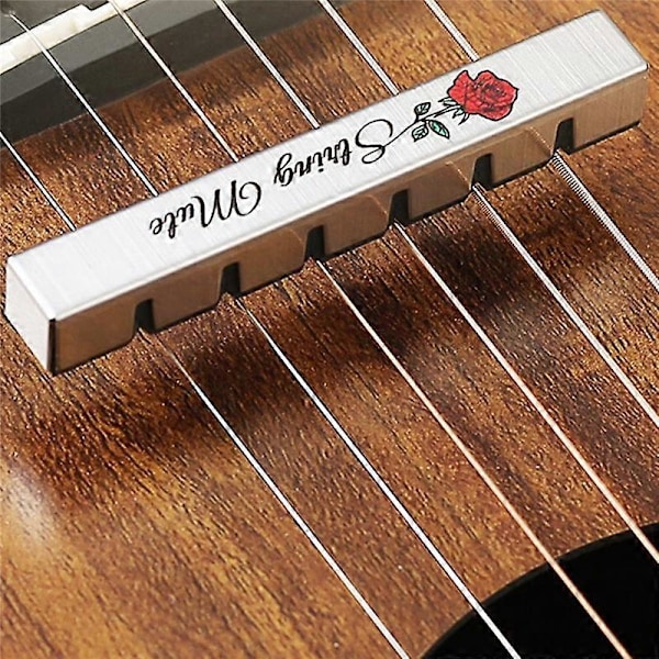 Gitarr Dämpningsanordning för Basgitarr, Akustisk Gitarr, Ukulele, Greppbräda, Strängar, Instrument Ac