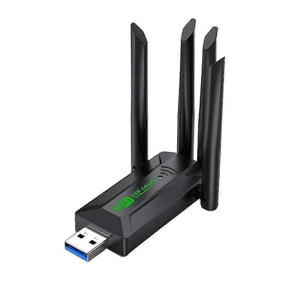 1200Mbps Dobbelt Bånd USB3.0 Wifi Adapter 2.4GHz 5GHz WiFi Adapter med 4 Antenner PC Mini Computer Net