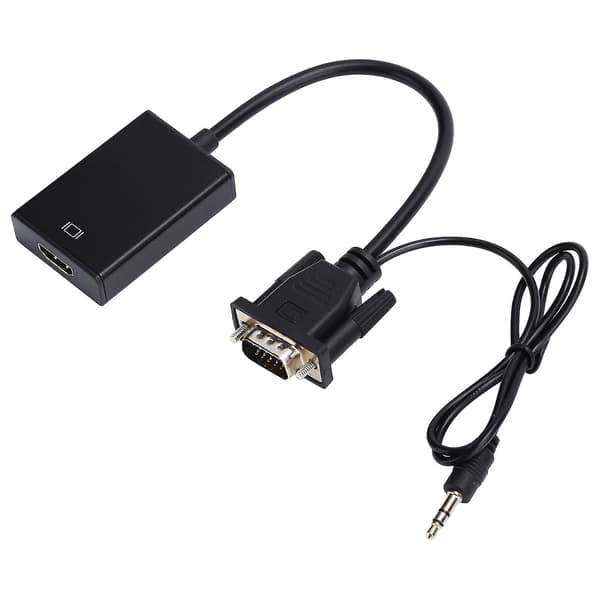 VGA till HD Multimedia Interface Adapterkabel med o-kabel 1080P VGA-omvandlare