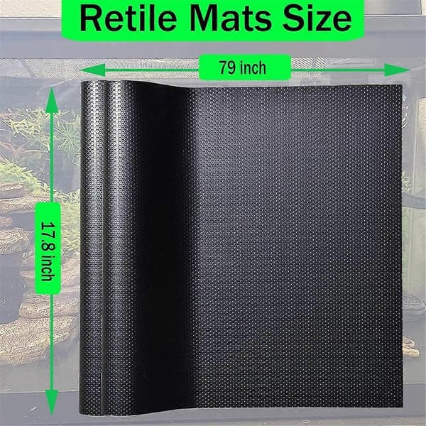Stor Reptilmatta, Reptilmatta, Skäggagam, Leopardgecko Substrat, Skäggagam Tankgolv