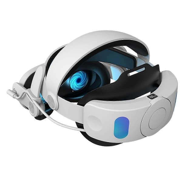 RGB Rem med 6000MAh Batteri til 3 VR Headset Elite Rem Erstat Justerbar Forbedret VR Tilbehør