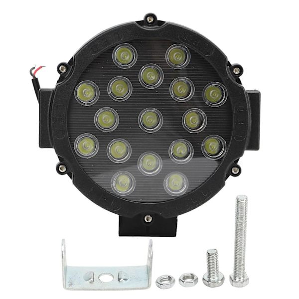 7 tommer 51W Runde LED Offroad Lygter 10?30V Hvid Belysning Spot Kørsel Pod Bumper Tag Tåge Lys til Båd ATV Truck Motorcykel