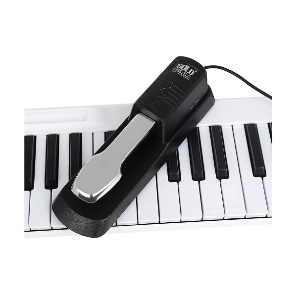 Solo Piano Elektronisk Synthesizer Keyboard Pedal Tilbehør til musikinstrumenter, sort