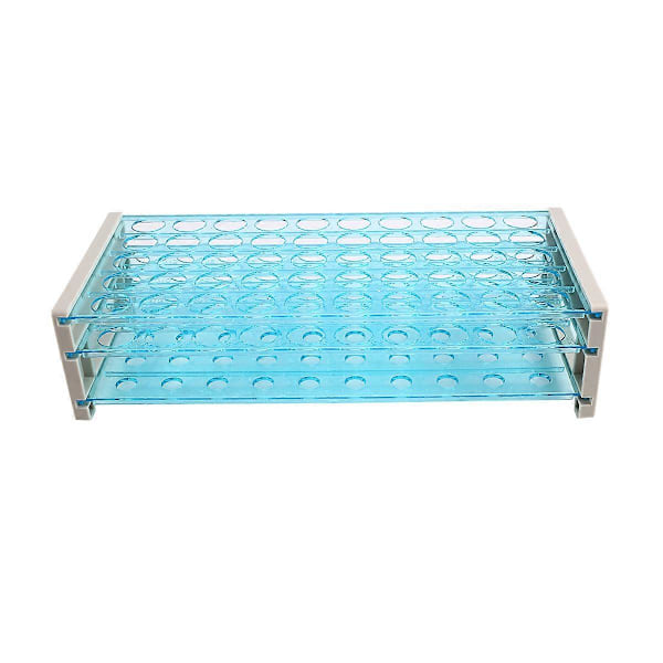 3 stk. 18 mm 50-brønds opbevaringsbakke laboratorierørsstativer reagensglasstativer centrifugerørsstativer