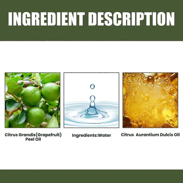 Grapefrukt hårtillväxtspray stark reparation hårrot anti-håravfall hårvård hårvård eterisk olja