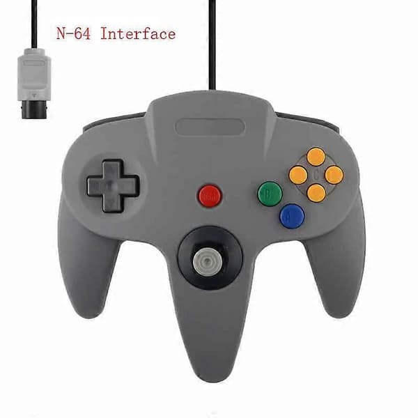 Ny Kablet Controller Joystick Kompatibel Med Nintendo 64 N64 Videospilkonsol Blue
