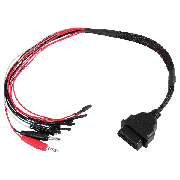 Bil MPPS V18 versjon V18.12.3.8 Breakout Tricore Cable ECU programmering Multi-kontakt OBD16PIN Benk Pinout Kabel