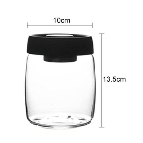 Coffee Bean Storage Container Glass Vacuum Jar Sealed Nordic Kitchen Storage Snack Tea Milk Powder