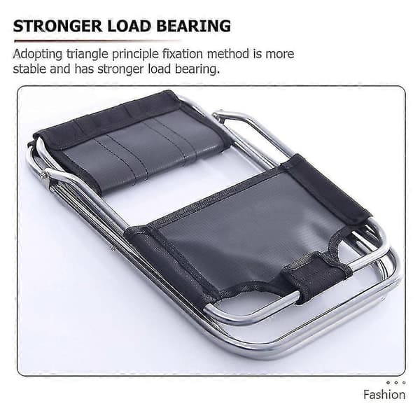 Utomhus Fällbar Stol Fiske Fällpall Aluminiumlegering Ryggstöd Stol