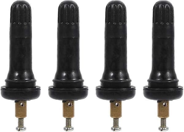 4 stk TPMS Ventilstamme, Dekktrykssensor Ventilstamme Bil Dekkventil TPMS Dekkventil