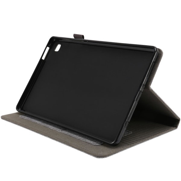Galaxy Tab A7 Lite 8,7 tuuman (SM-T220 / T225) 2021 suojakotelo takakannen telineellä ja taskulla