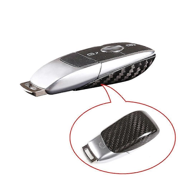Kompatibel med A C E G S W177 W205 W213 W463 W222 W167 Kolfiber Nyckelskal Nyckelhylsa Skydd
