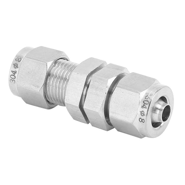 304 Rustfrit Stål To-Touch Luftfitting Slange Partition Pneumatisk Konnektor til Maskine10 x 8 YEMAA