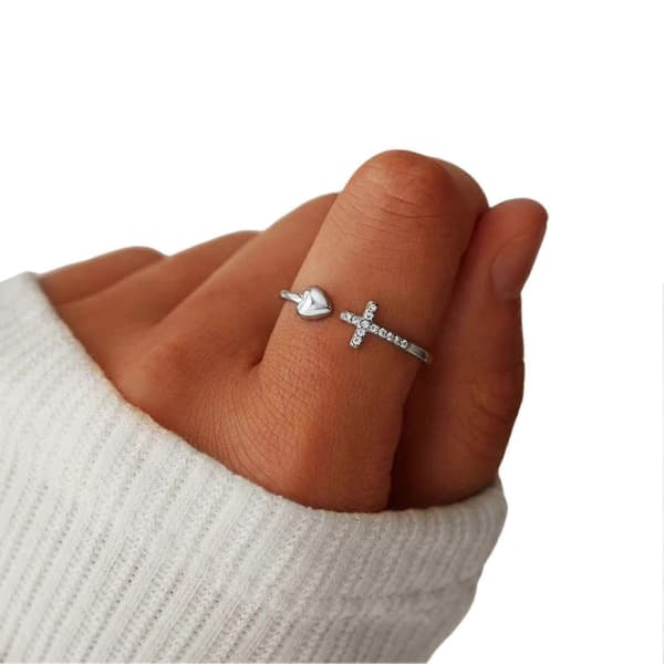 Til min datter - Jeg tror på dig Ring Alloy Ring Justerbare åbne ringe til fine smykker