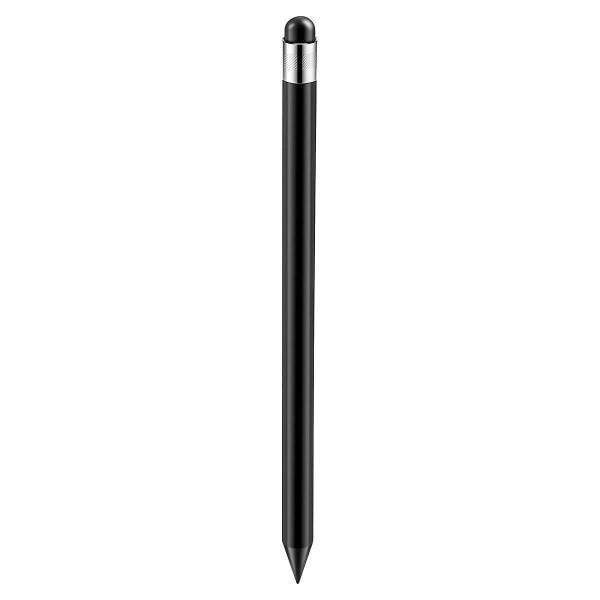 Kapasitiivinen Pencil Pen Stylus Press Screen Stick iPhone iPad Tablet Phone PC -tietokoneeseen - musta