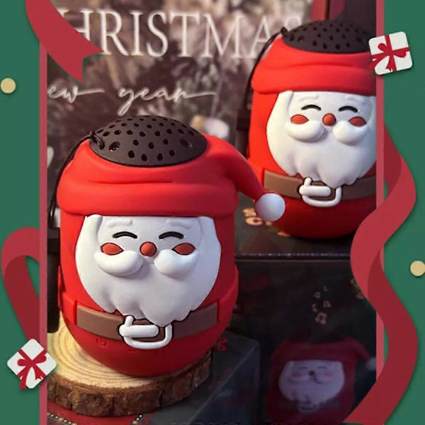 Bluetooth-högtalare Jultomte, Bärbar Mini Trådlös Bluetooth-högtalare