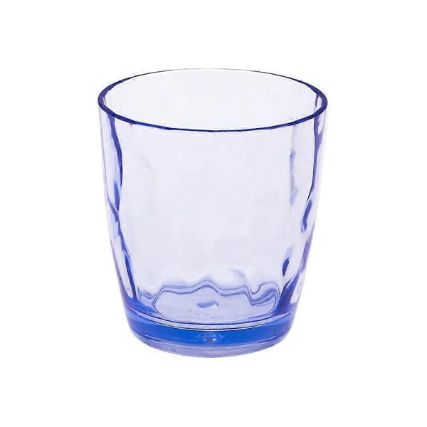 6 Akrylfarvede Vandflaske Drikkeglas Farvede, Diamond Line-YuJia