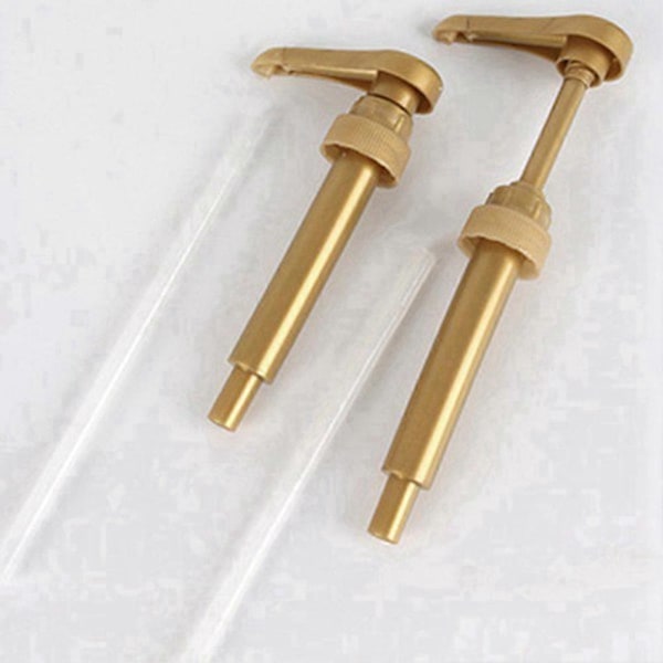 15 stk Kaffe Melkete Dispenser Sirup Pumpe Svart Væske Dispenser for Sirup 8Ml Juice Flaske Dispe