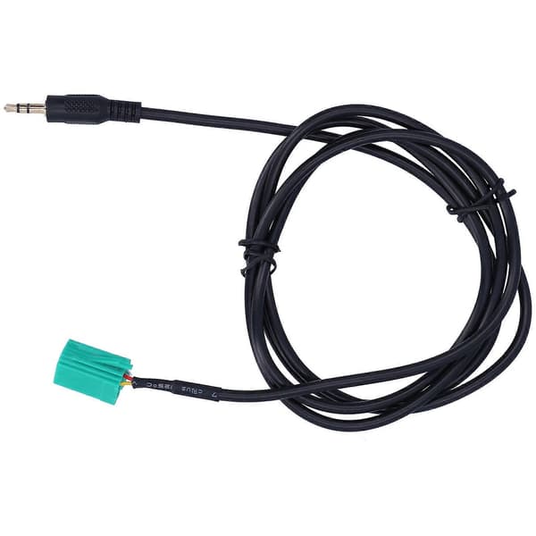 3,5 mm Aux-kabeladapter Lydindgang Udskiftning til Clio 2005?2011 med 2 U?Formede Værktøjer