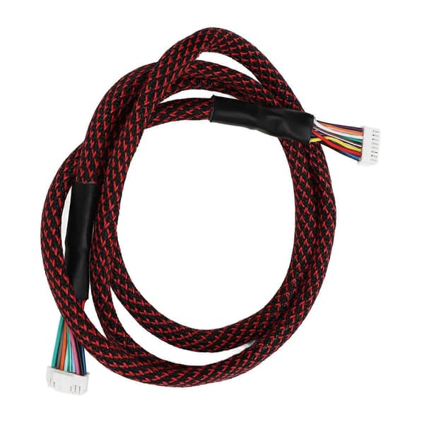 Til Chiron Hovedledningsnet Nylonvævet Sleeve Hotend Kabelledningsnet Udskiftning til Anycubic Chiron