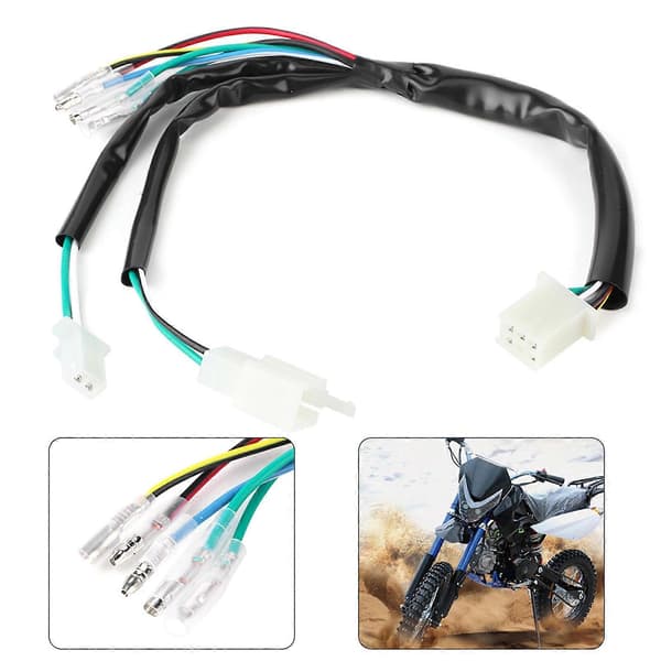 Tændingsledningsnet Passer til 90cc 110cc 125cc 140cc 150cc PIT PRO Trail Dirt Bike