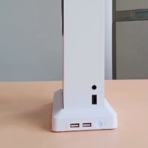 Kylfläkt Bra Hårdhet Hög Effektivitet ABS Spelkonsol Vertikal Stativhållare för Xbox Series S