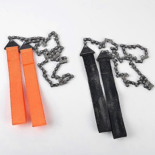 Udendørs Camping Hånd Lynlås Sav Bærbart Overlevelsesværktøj Håndtrimning Multifunktionel Wire Sav (Orange)