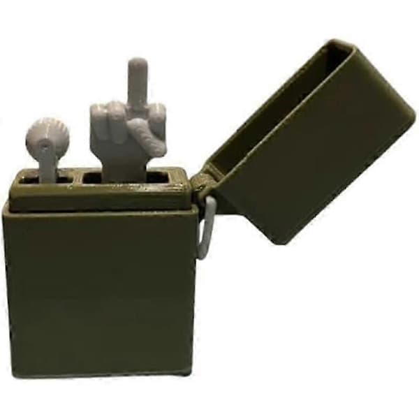 Morsom lighter med langfinger, 3D-printet langfinger-lighter, spøkegaver