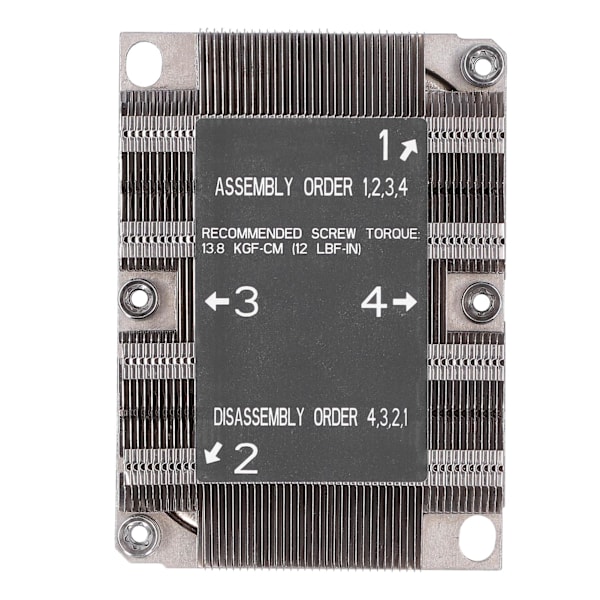 SNKP0067PS LGA 36470 1U X11 til Purley Platform CPU Køleplade Køling Computertilbehør