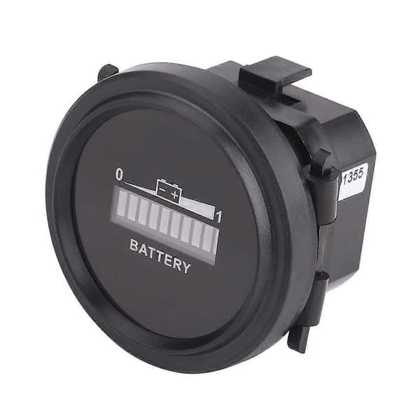Golfvogn Batteriindikator 12V/24V/36V/48V/72V LED Digital DC Elektricitetsindikator Måler DC Batterimåler Passer til Golfvogn
