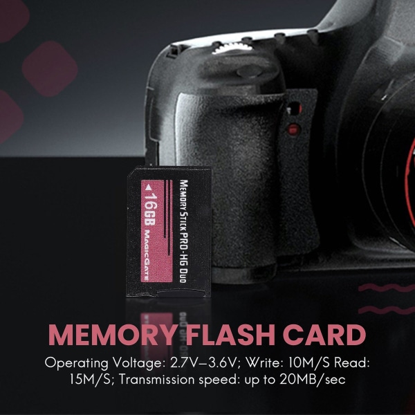 16 Gt Memory Stick Pro Duo Flash Card Psp Cybershot -kameralle