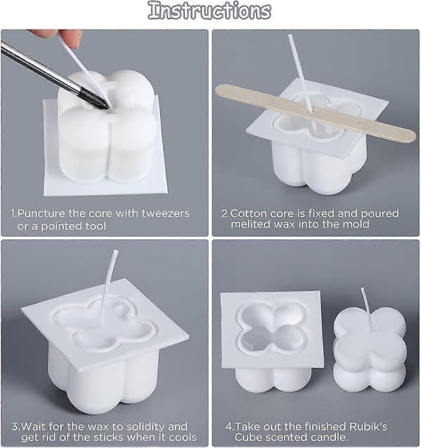 Lysformer for DIY Aromaterapilys - Silikonsett