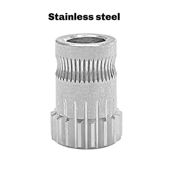 Dual Drive Gear Rustfrit Stål Opgraderings Feed Gear Ekstruder Kit til 3D Printer Dele Rustfrit Stål