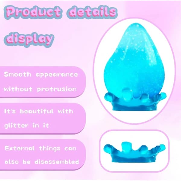 2-pakning Dream Squishy Drop Stressballer for voksne, Fidget Sensoriske Leker for Barn, Autisme ADHD Sensoriske Stresslindrende Leker, Bursdags...