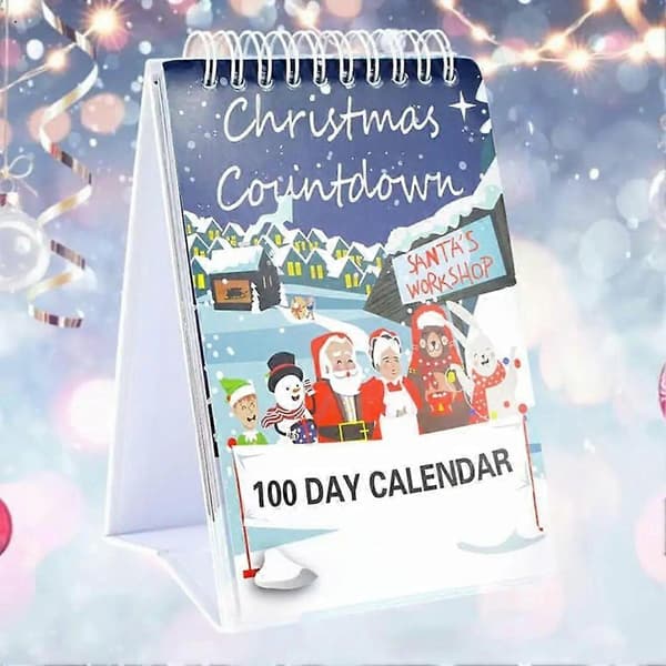 2024 100-dagars julkalender för skrivbordet - Adventskalender för hemmet