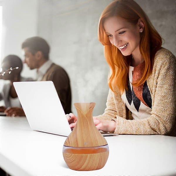 Aroma Oljediffuser LED Aromaterapi Luftfuktare