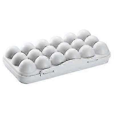 12/18 Ruters Eggboks Kjøleskap Egg Organizer Hjem Egg Oppbevaringsboks