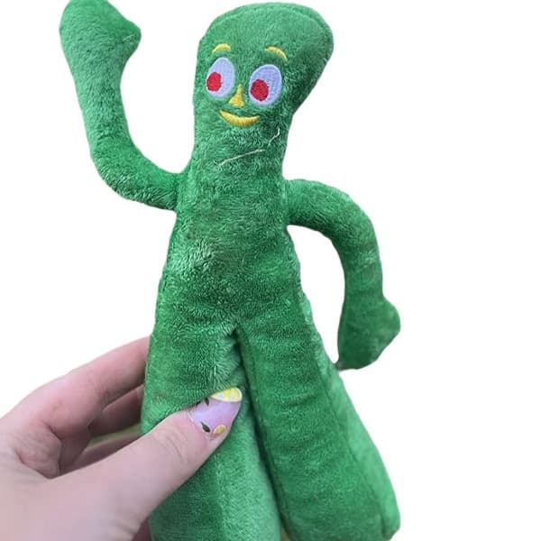 Pehmeä ja halittava koiran lelu, vihreä, 20 cm