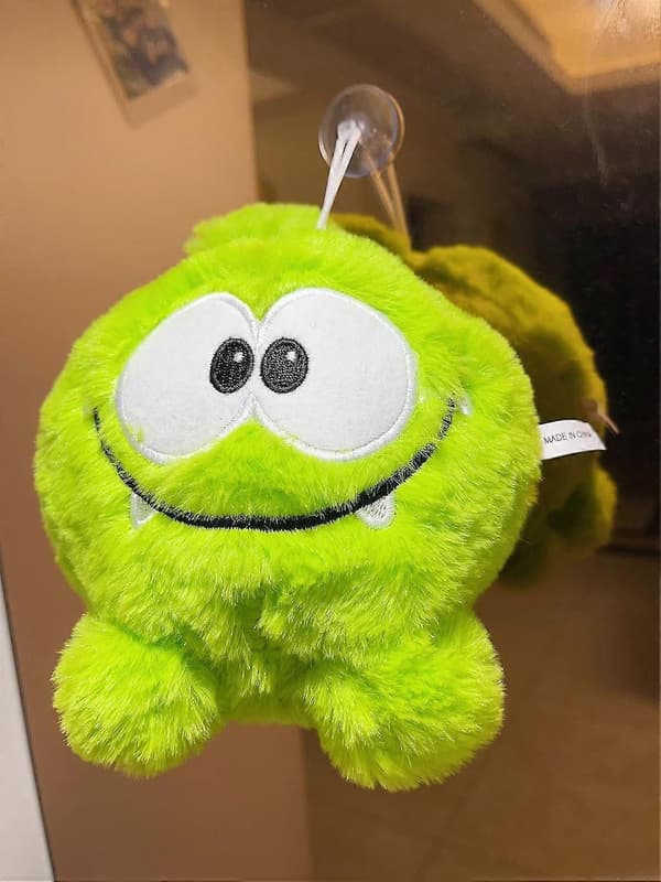 Mini-gosedjur, grön groda, söt liten groddocka, present 20 cm